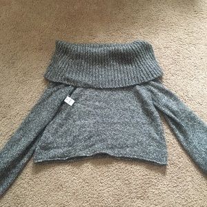 Off the shoulder sweater top